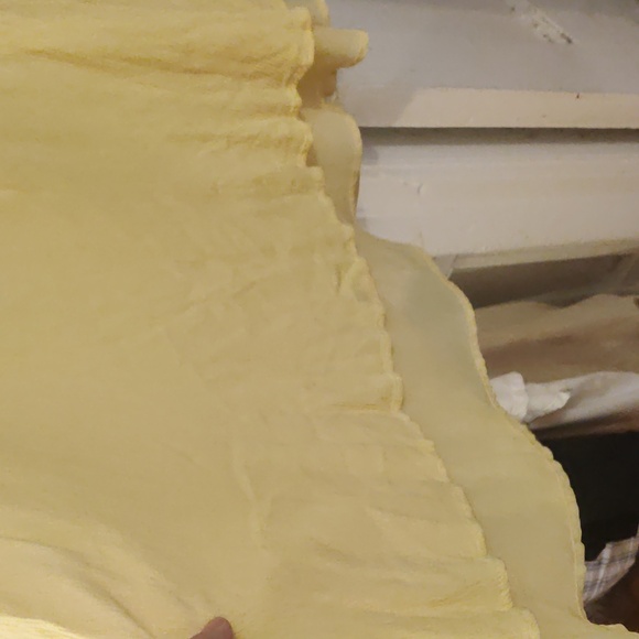 CHARLES HENRY YELLOW RUFFLE SUNDRESS-SIZE M - Picture 3 of 8